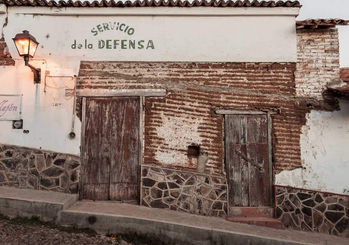 Most of Tapalpa's buildings in the historic downtown area are made with adobe bricks.