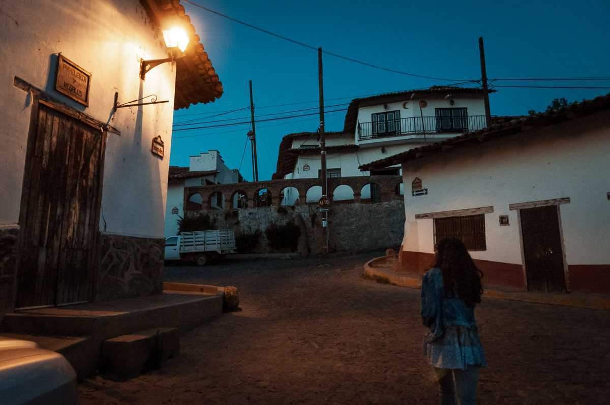 Tapalpa's streets are lined with cobblestones and almost all its buildings are painted red and white.