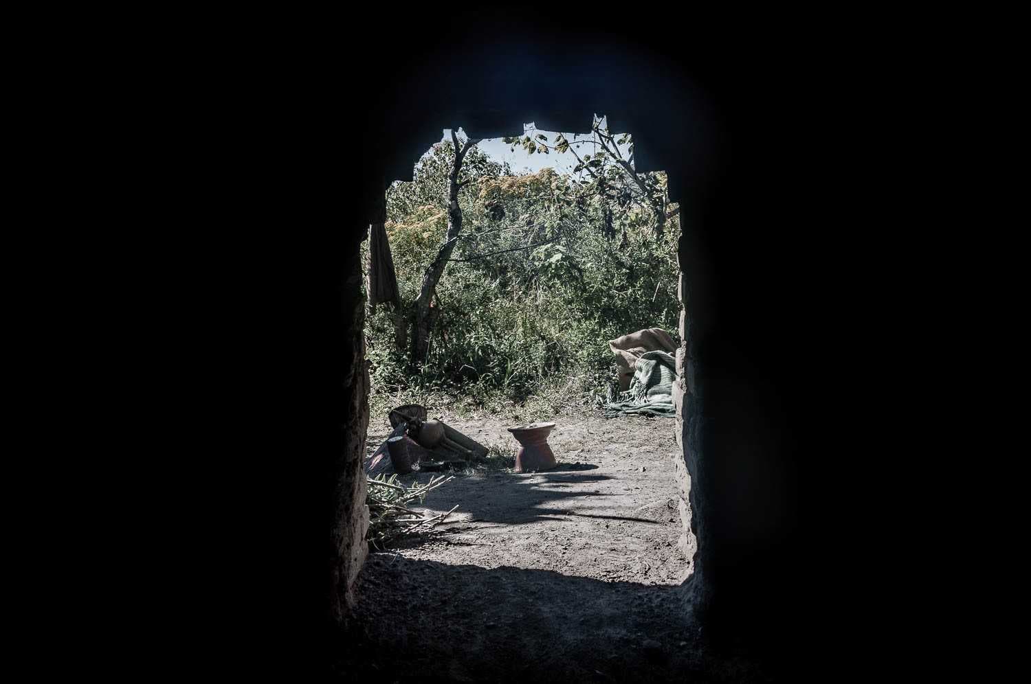 Inside the temescal.