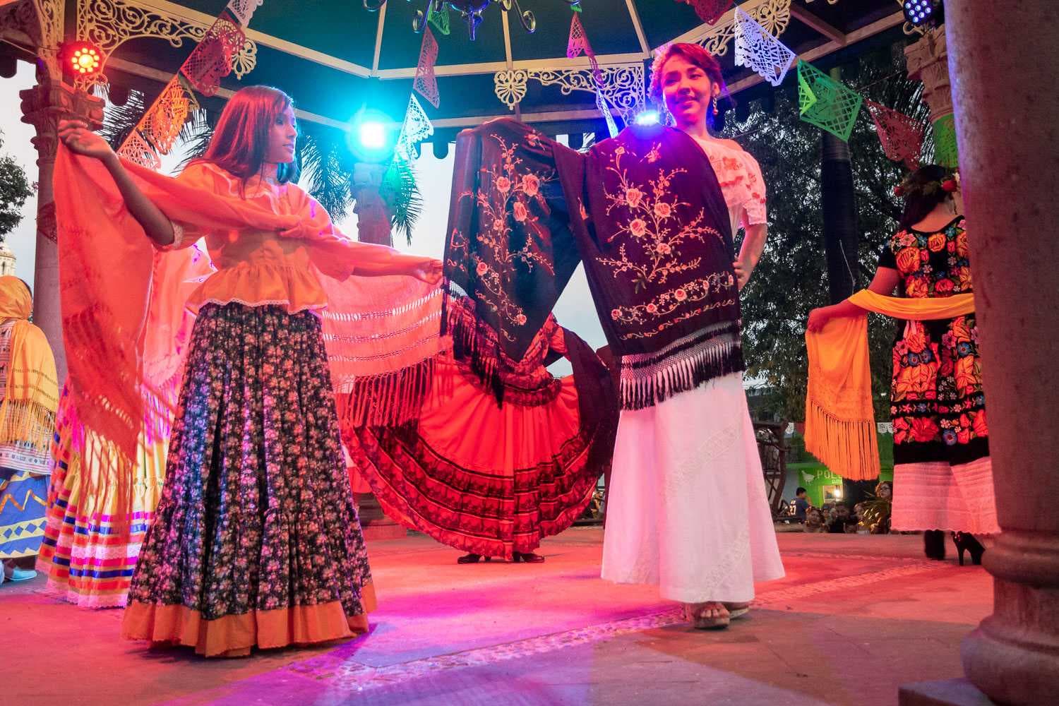 Another event that takes place during the town's fiestas patrias is the rebozo contest, a garment similar to a shawl that's synonymous with Mexican identity. It's still common in rural areas and this annual contest is a way of preserving the tradition.