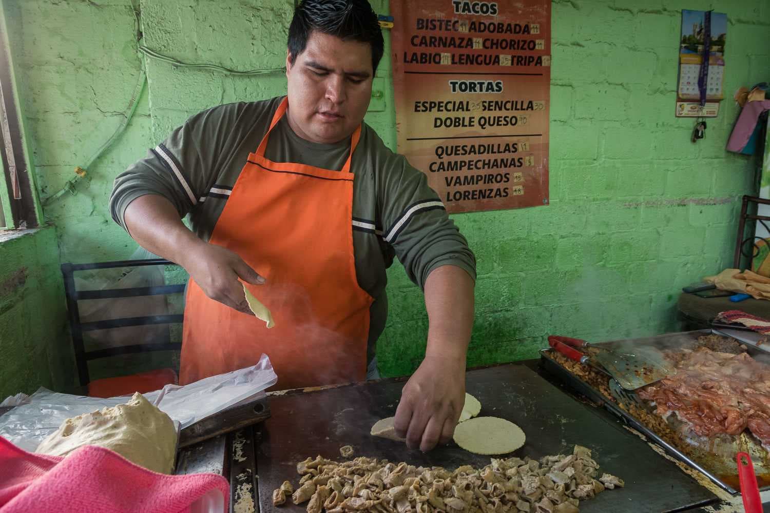 Juan Enciso and his family serve tacos every day but Tuesdays starting at 5 p.m.