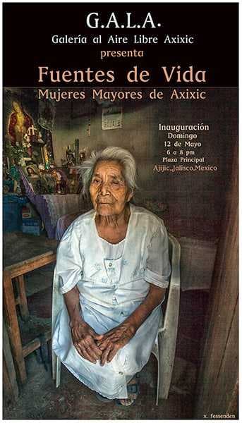 Galería Aire Libre Axixic elderly women exhibition poster